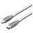 Cygnett Armoured Braided - Câble USB-C vers Apple Lightning 1 mètre - Blanc