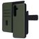 Mobiparts Housse Samsung Galaxy S25 Etui avec Coque Détachable en Cuir Véritable Porte-Monnaie - Vert