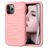 Mobigear Wave Coque iPhone 12 Pro Max Coque arrière Rigide Anti-Chocs - Rose