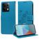 Mobigear Flowers Housse POCO X6 Etui Porte-Monnaie - Bleu