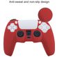 Mobigear Classic Coque Playstation 5 controller Thin Coque en Silicone Souple - Rouge
