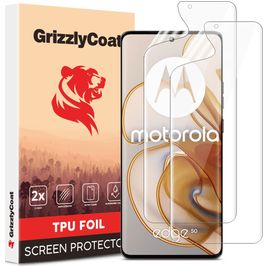 GrizzlyCoat Motorola Edge 50 Hydrogel TPU Protection d'écran - Compatible Coque (Lot de 2)