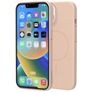 Mobiparts Slim Line Coque iPhone 15 MagSafe Coque arrière Rigide - Dune Sand