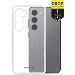 Mobilize Naked Protection Coque Transparente Samsung Galaxy S23 Coque arrière Rigide Anti-Chocs - Transparent