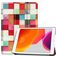 Mobigear Tri-Fold Coque iPad 9 (2021) Etui - Mosaïque