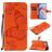 Mobigear Butterfly Housse OPPO Reno 4 Etui Porte-Monnaie - Orange