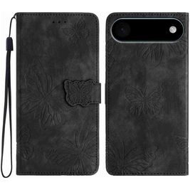 Mobigear Butterfly Housse iPhone Air Etui Porte-Monnaie - Noir