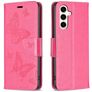Mobigear Butterfly Housse Samsung Galaxy S23 FE Etui Porte-Monnaie - Magenta