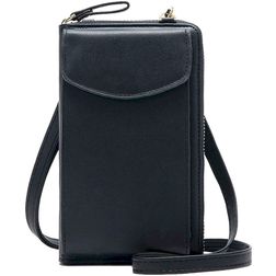 Antonio Fonzo Crossbody Sac Téléphone - Small - Charcoal Black
