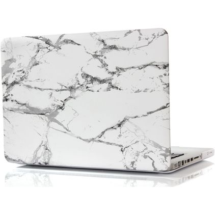 Mobigear Marble MacBook Pro 13 Pouces (2008-2012) Coque - Blanc - Model A1278