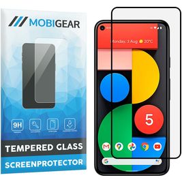 Mobigear Premium Google Pixel 5 Verre trempé Protection d'écran - Compatible Coque - Noir