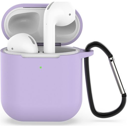 Mobigear Classic Coque Apple AirPods 2 Coque en Silicone Souple - Violet