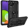 Mobigear Armor Ring Coque Samsung Galaxy A22 4G Coque arrière Rigide Anti-Chocs avec Anneau-Support - Noir