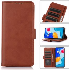 Mobigear Wallet Housse Nokia C22 Etui Porte-Monnaie - Marron
