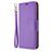 Mobigear Excellent Housse Huawei P40 Lite E Etui Porte-Monnaie - Violet