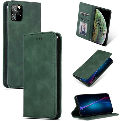 Mobigear Retro Slim Housse iPhone 11 Pro Max Etui - Vert