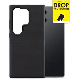 My Style Tough Coque Samsung Galaxy S25 Ultra Coque arrière Rigide Anti-Chocs - Transparent / Noir