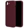 Mobiparts Coque iPhone 16e Coque arrière en Silicone - Plum Red