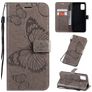 Mobigear Butterfly Housse Samsung Galaxy A51 Etui Porte-Monnaie - Gris