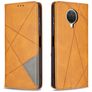 Mobigear Rhombus Slim Housse Nokia G20 Etui - Cognac