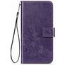 Mobigear Clover Housse Samsung Galaxy M51 Etui Porte-Monnaie - Violet