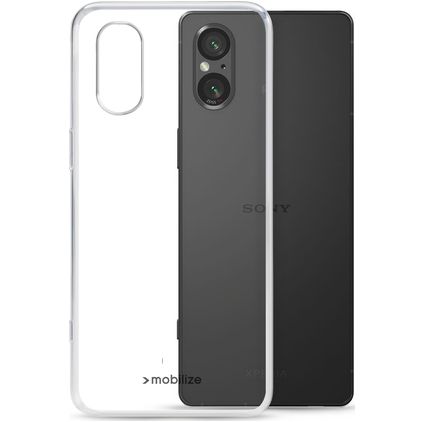 Mobilize Gelly Coque Transparente Sony Xperia 5 V Coque arrière en TPU Souple - Transparent