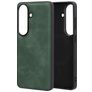 Mobiparts Classic Coque Samsung Galaxy S26 MagSafe Coque arrière en TPU,Similicuir - Emerald Green
