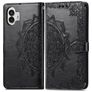 Mobigear Mandala Housse Nothing Phone (2) Etui Porte-Monnaie - Noir