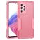 Mobigear Non-slip Armor Coque Samsung Galaxy A53 Coque arrière Rigide Anti-Chocs - Rose