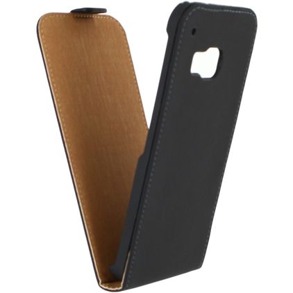 Mobilize Ultra Slim Flip HTC One M9 Étui à rabat - Noir