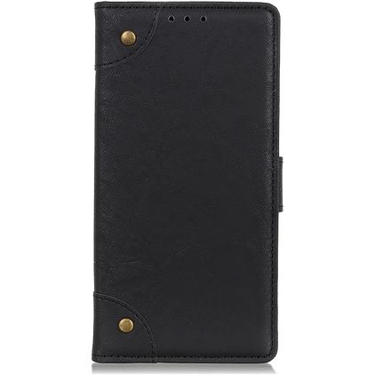 Mobigear Ranch Housse Xiaomi Redmi 9A Etui Porte-Monnaie - Noir