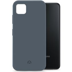 Mobilize Rubber Gelly Coque Samsung Galaxy A22 5G Coque arrière en TPU Souple - Matt Blue