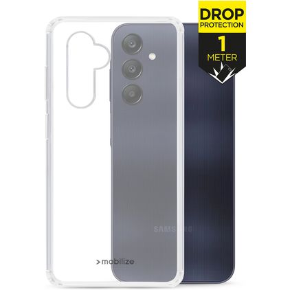 Mobilize Naked Protection Transparent Samsung Galaxy A25 Plastique rigide Coque arrière Antichoc - Transparent