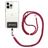 Mobigear Lanyard Cordon de téléphone universel réglable - Rouge / Noir