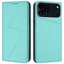 Mobigear Frosted Flip Housse iPhone 17 Pro Etui Porte-Monnaie - Bleu
