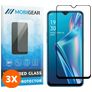 Mobigear Premium OPPO A12 Verre trempé Protection d'écran - Compatible Coque - Noir (Lot de 3)