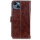 Mobigear Basic Housse iPhone 14 Etui Porte-Monnaie - Marron