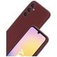 Mobiparts Coque Samsung Galaxy A25 Coque arrière en Silicone - Plum Red