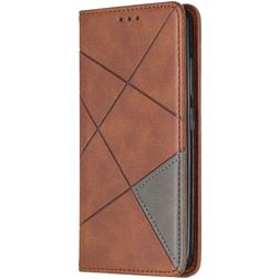 Mobigear Rhombus Slim Housse Nokia 2.2 Etui - Marron