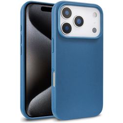 Mobigear Bio Coque iPhone 18 Pro Coque arrière en Eco-Friendly - Bleu