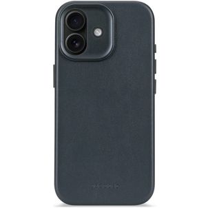 Decoded Coque iPhone 17 Coque arrière en Cuir Véritable Anti-Chocs - Navy Shadow