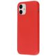 Mobiparts Coque iPhone 12 Mini Coque arrière en Silicone - Scarlet Red