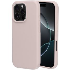 Mobiparts Coque iPhone 16 Pro Coque arrière en Silicone - Soft Salmon