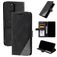 Mobigear Rhombus Housse iPhone 12 Pro Etui Porte-Monnaie - Noir