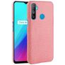 Mobigear Croco Coque Realme C3 Coque arrière Rigide - Rose