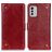 Mobigear Ranch Housse Nokia G60 5G Etui Porte-Monnaie - Bordeaux