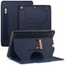 Mobigear Magnetic Folio iPad 8 (2020) Étui + Porte-stylet - Bleu marine