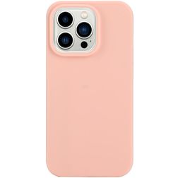 Mobigear Colors Coque iPhone 14 Pro Coque arrière en TPU Souple - Rose pastel