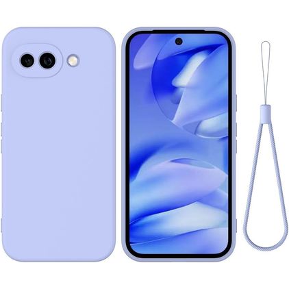 Mobigear Rubber Touch Coque Google Pixel 10a Coque arrière en Silicone - Violet