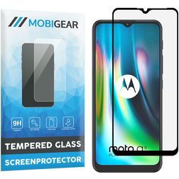 Mobigear Premium Motorola Moto G9 Play Verre trempé Protection d'écran - Compatible coque - Noir